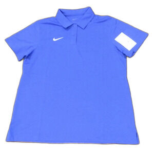 Nike Blue Dri-Fit Polo Shirt Women's Size Large NWT